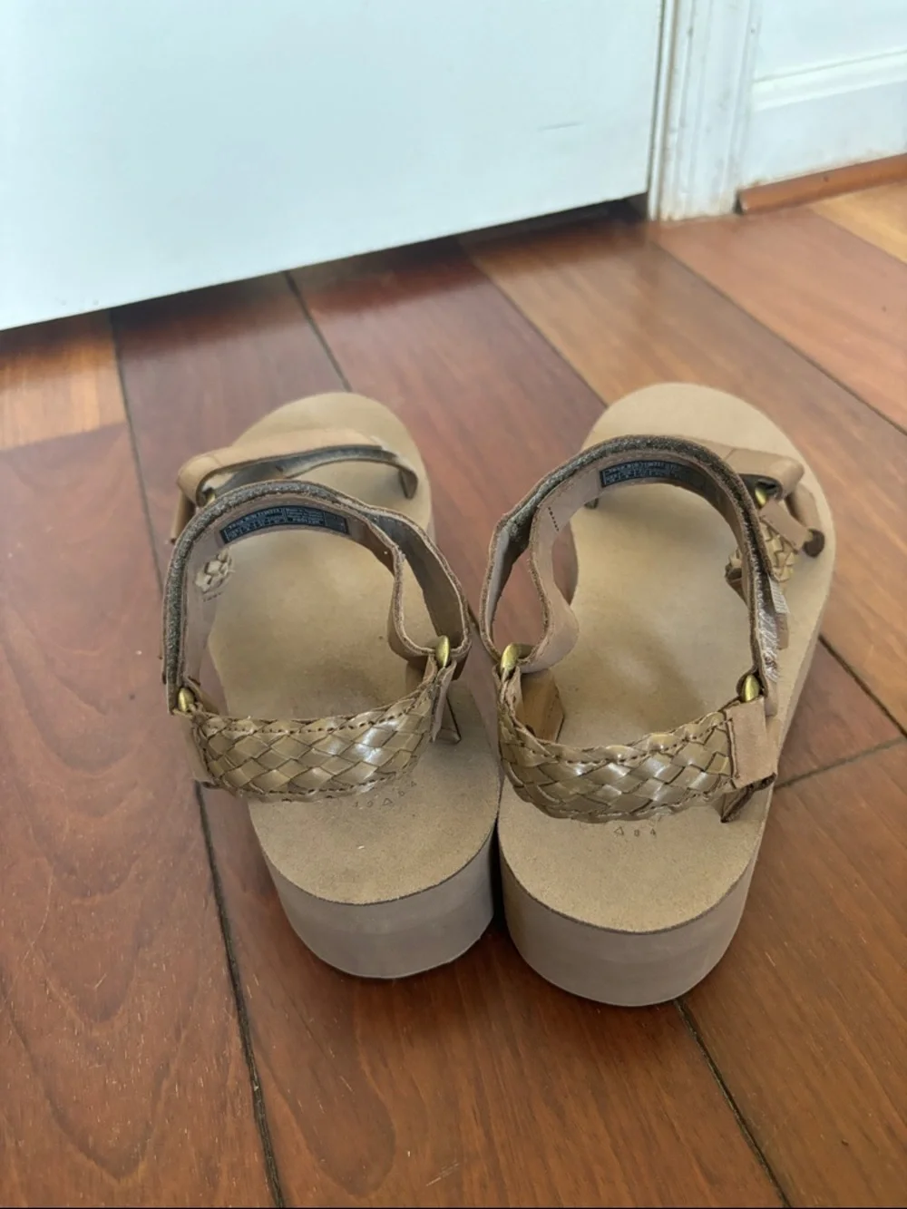 Women’s Teva Brown Flatform Universal Interweave Platform Sandal 10 - Picture 4 of 6